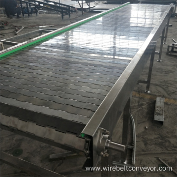 Food Processing Plate Link Belt Conveyor